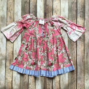 Matilda Jane Pink Sally and Fiona Peasant Dress